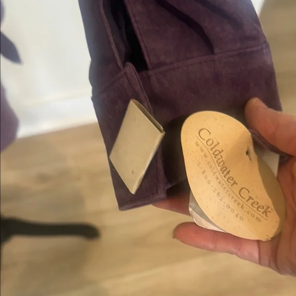 NWT- PURPLE SUEDE JACKET BEAUTIFUL. SIZE MEDIUM - Picture 8 of 9